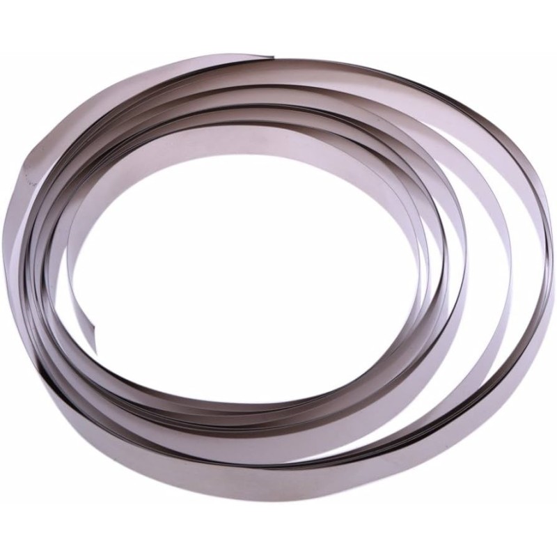 10m Roll 4mm Nickel-Plated Steel Strip