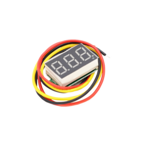 0-100 V Red Panel Voltmeter