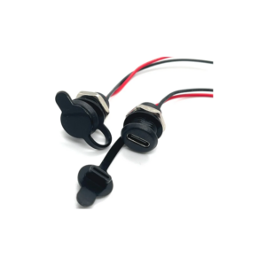 Type-C Connector Waterproof With Locking Plate