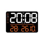 ساعة ليد الرقمية الكبيرة مع ريموت كنترول