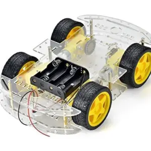 4WD Smart Robot Car Chassis Kit-هيكل سيارة روبو4WD Smart Robot Car Chassis Kit-هيكل سيارة روبوت ذكية رباعية الدفع مؤسسة الغانم ت ذكية رباعية الدفع